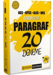Ezberbozan KPSS ALES DGS Paragraf 20 Deneme - Pegem Akademi Yayıncılık