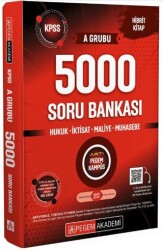 Pegem Akademi Yayıncılık KPSS A Grubu 5000 Soru Bankası - Pegem Akademi Yayıncılık