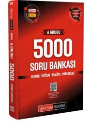 2026 KPSS A Grubu 5000 Soru Bankası - Pegem Akademi Yayıncılık