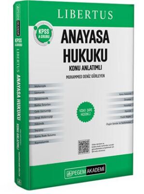 Pegem Akademi Yayıncılık KPSS A Grubu Anayasa Hukuku Konu Anlatımlı - 1