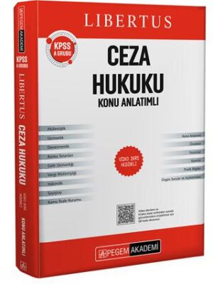 KPSS A Grubu Libertus Ceza Hukuku Konu Anlatımlı - 1