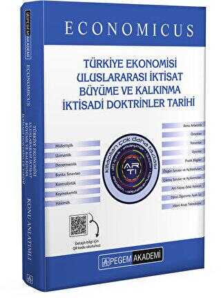 Pegem Akademi Yayıncılık KPSS A Grubu Economicus Türkiye Ekonomisi, Uluslararası İktisat, Büyüme ve Kalkınma, İktisadi Doktri - 1