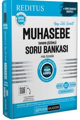 Pegem Akademi Yayıncılık KPSS A Grubu Muhasebe Tamamı Çözümlü Soru Bankası - 1