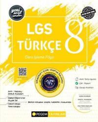 Pegem Akademi Yayıncılık LGS Türkçe Ders İşleme Föyü - Pegem Akademi Yayıncılık