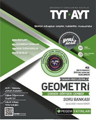 Pegem Akademi Yayıncılık TYT-AYT Geometri Çokgen-Dörtgen-Çember Soru Bankası - 1