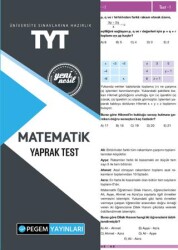 Pegem Akademi Yayıncılık TYT Matematik Yaprak Test - Pegem Akademi Yayıncılık