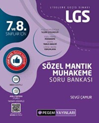 Pegem Akademi Yayıncılık Pegem Yayınları 8. Sınıf LGS Sözel Mantık Muhakeme Soru Bankası - Pegem Akademi Yayıncılık