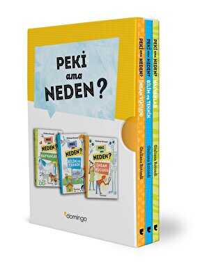 Peki Ama Neden Kutulu Set 3 Kitap - Domingo Yayınevi