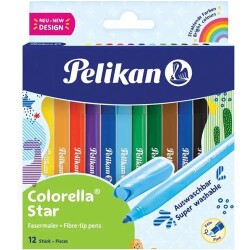 Pelikan 822305 C302 Corolella Keçeli Kalem 12 Renk - Pelikan