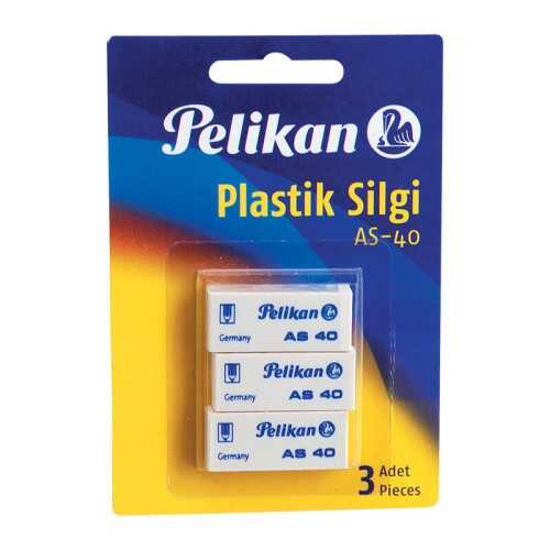 Pelikan As-40 Plastik Silgi 3Lü Blister