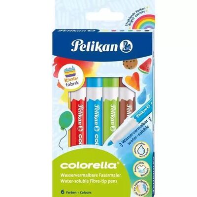 Pelikan Colorella Suda Çözünür Keçeli Kalem 6lı Kutu - 1