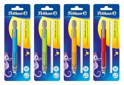 Pelikan Kalem Tipi Silgi Yedekli Blister - Asorti - 1