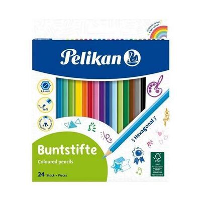 Pelikan Kuru Boya Kalemi 24lü Kutu - 1