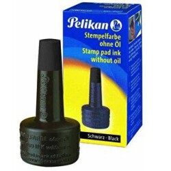 Pelikan Istampa Mürekkebi Kırmızı Siyah 30 Cc - Pelikan