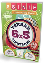 Pelikan Tıp Teknik Yayıncılık 8. Sınıf Liseye Giriş Sınavı 6x5 Tekrar Sınavları Kolej Serisi - Pelikan Tıp Teknik Yayıncılık