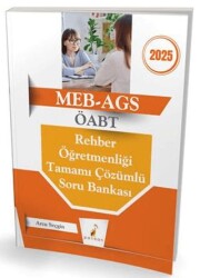 MEB - AGS ÖABT Rehber Öğretmenliği Tamamı Çözümlü Soru Bankası - Pelikan Tıp Teknik Yayıncılık