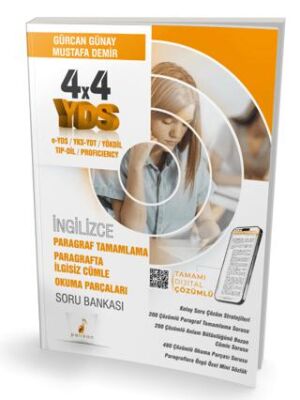 YDS İngilizce 4x4 Paragraf Tamamlama Paragrafta İlgisiz Cümle Okuma Parçaları Soru Bankası - 1