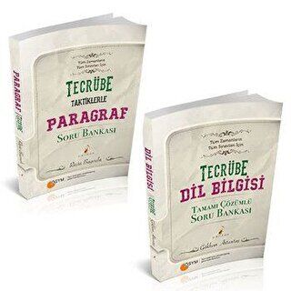 Pelikan Tıp Teknik Yayıncılık Tecrübe Dil Bilgisi ve Taktiklerle Paragraf Soru Bankası Seti 2 Kitap - 1