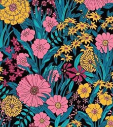 Pembe ve Sarı Çiçekler - Hediye Kartı - Muchos