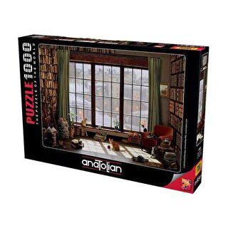 Anatolian Puzzle 1000 Parça Pencere Kedileri - 1