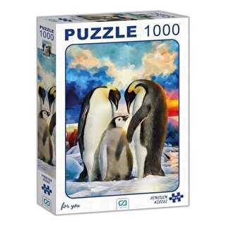 Penguen Ailesi Puzzle 1000 Parça