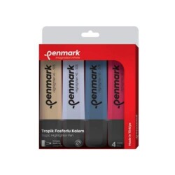 Penmark Fosforlu Kalem 4 Lü Asetat Karışık Tropik - Penmark