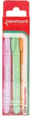 Penmark Kalem Tipi Fosforlu Kalem 3 Lü Bristol Pastel - 1