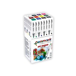 Penmark Marker`S Art Brush Kalem 12 Li Set - Penmark