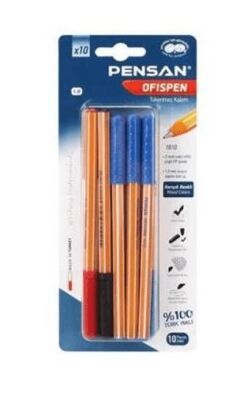 Pensan 1010 Tükenmez Kalem 1 Mm 10Lu Blister - 1