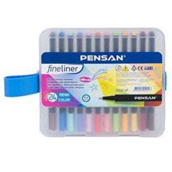 Pensan Fineliner 24 Lü Pvc Kutu 6500 HP - Pensan