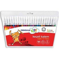 Pensan Kidz Keçeli Boya Kalemi 24 Renk - Pensan