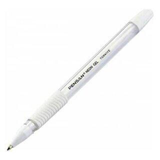 Pensan Neon Jel Kalem Beyaz 1Mm - 1