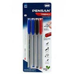 Pensan Triball Tükenmez Kalem 4 Lü Blister - Pensan