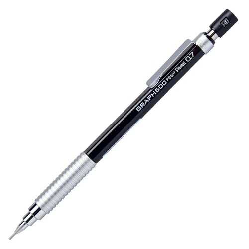 Pentel Graphgear 600 Teknik Çizim Ve Yazı İçin Versatil Uçlu Kalem Siyah 0.7 Mm
