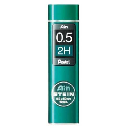 Pentel Hi-Polymer Ain Stein Kalem Ucu Min 2H 0.5 Mm 40 Adetlik