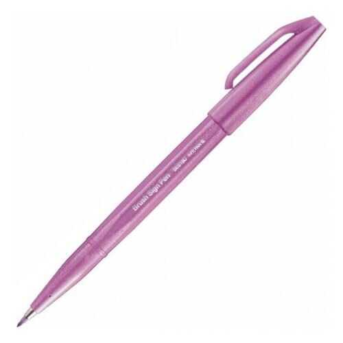 Pentel İmza Kalemi Fırça Uçlu Pembe