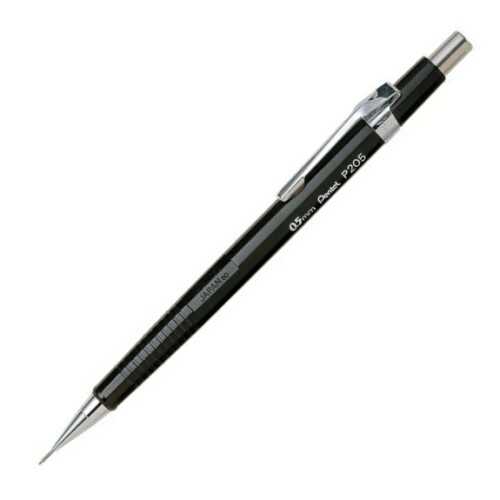 Pentel Teknik Çizim Ve Yazı İçin Versatil Uçlu Kalem Siyah 0.5 Mm