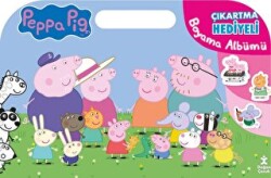 Peppa Pig Çıkartma Hediyeli Boyama Albümü - Doğan Çocuk
