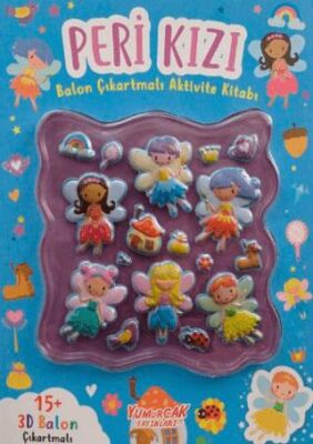 Peri Kızı Balon Çıkartmalı Aktivite Kitabı - 1