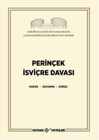 Perinçek İsviçre Davası - Kaynak Yayınları