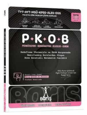 Permütasyon Kombinasyon Olasılık Binom Matematik Fasikülleri - 1