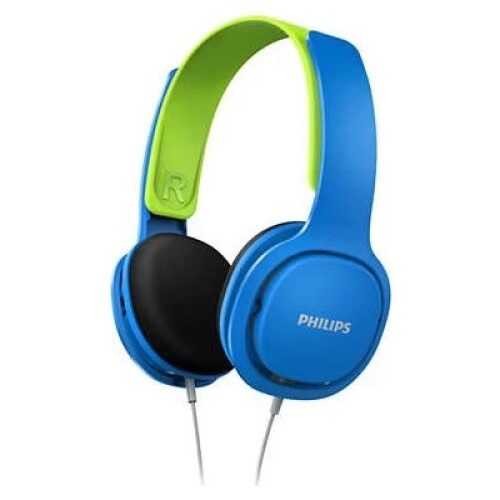 Philips Kablolu Kulak Üstü Çocuk Kulaklığı Mavi SHK2000
