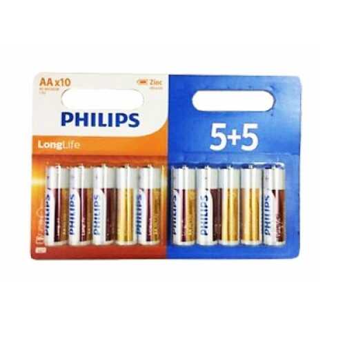 Philips LongLife AAA 5+5 Blister