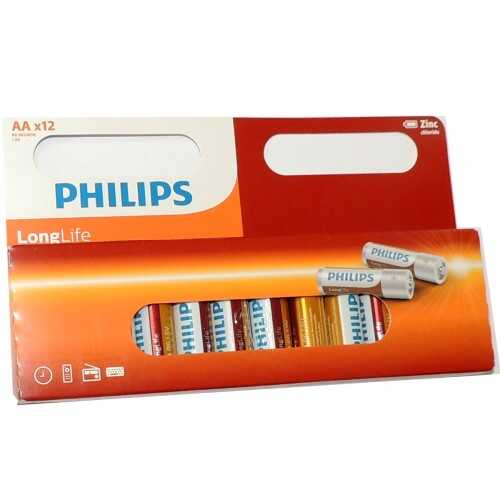 Philips LongLife AAx12 Wide