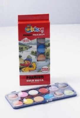 Pigui Büyük Boy Sulu Boya 12 Renk - 1