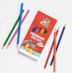 Pigui Kuru Boya Kalemi 12 Renk - Pigui