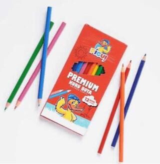 Pigui Kuru Boya Kalemi 12 Renk - 1