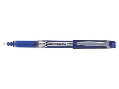 Pilot Hi-Tecpoint V10 Grip Roller Kalem Mavi 1.00 - 2
