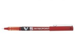 Pilot Hi-Tecpoint V5 Roller Kalem Kırmızı 0.5 - Pilot