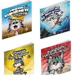 Pimpom`un Maceraları Seti - 4 Kitap - Parmak Çocuk Yayınları